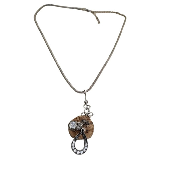 Cork Clear Crystal Snake Chain - Picture 1 of 2